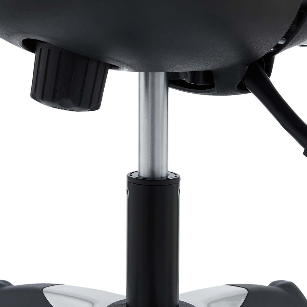 Edge Vinyl Office Chair - Black