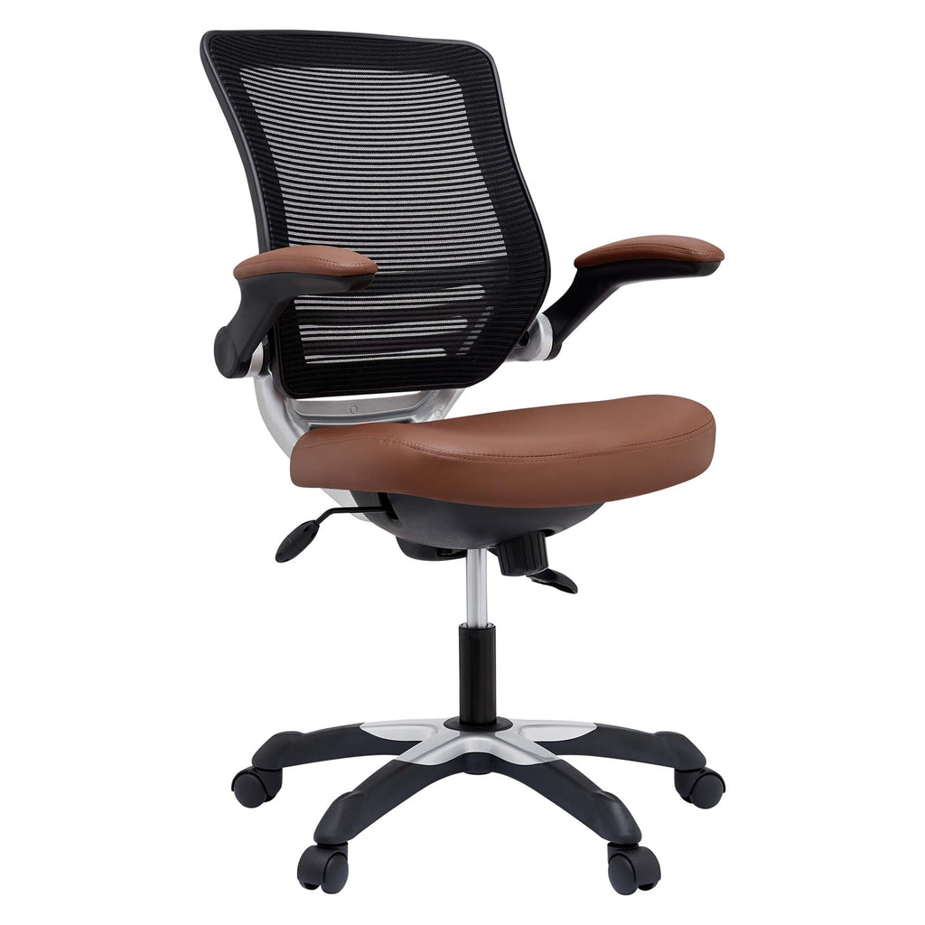 Edge Vinyl Office Chair - Tan