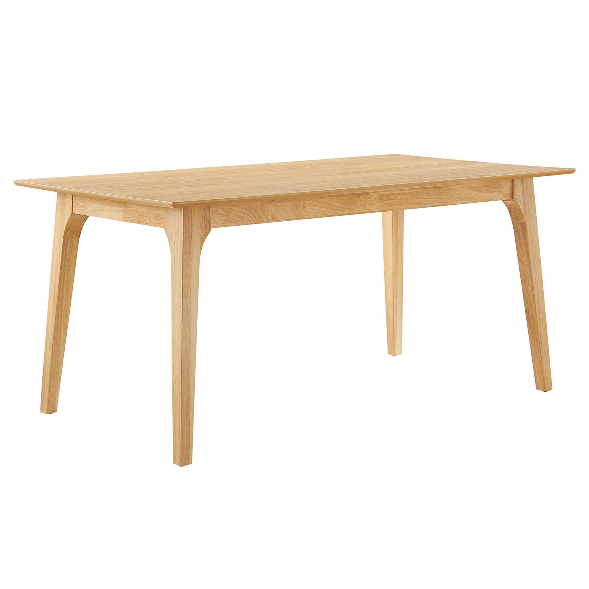 Juxtapose 63" Rectangle Dining Table - Oak Oak