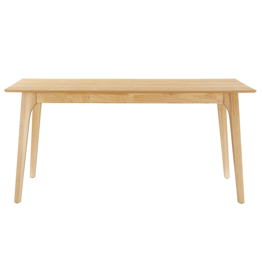 Juxtapose 63" Rectangle Dining Table - Oak Oak