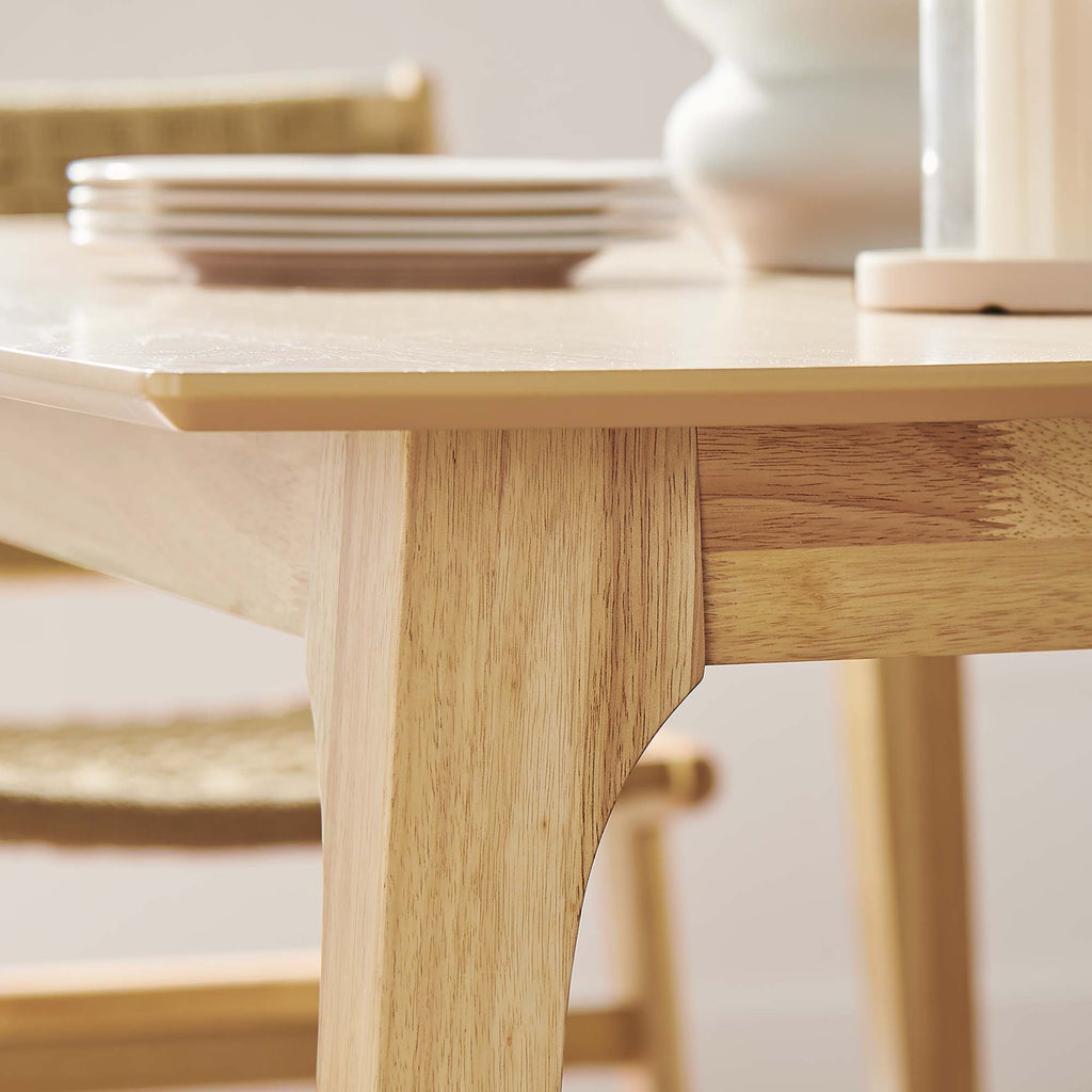 Juxtapose 63" Rectangle Dining Table - Oak Oak
