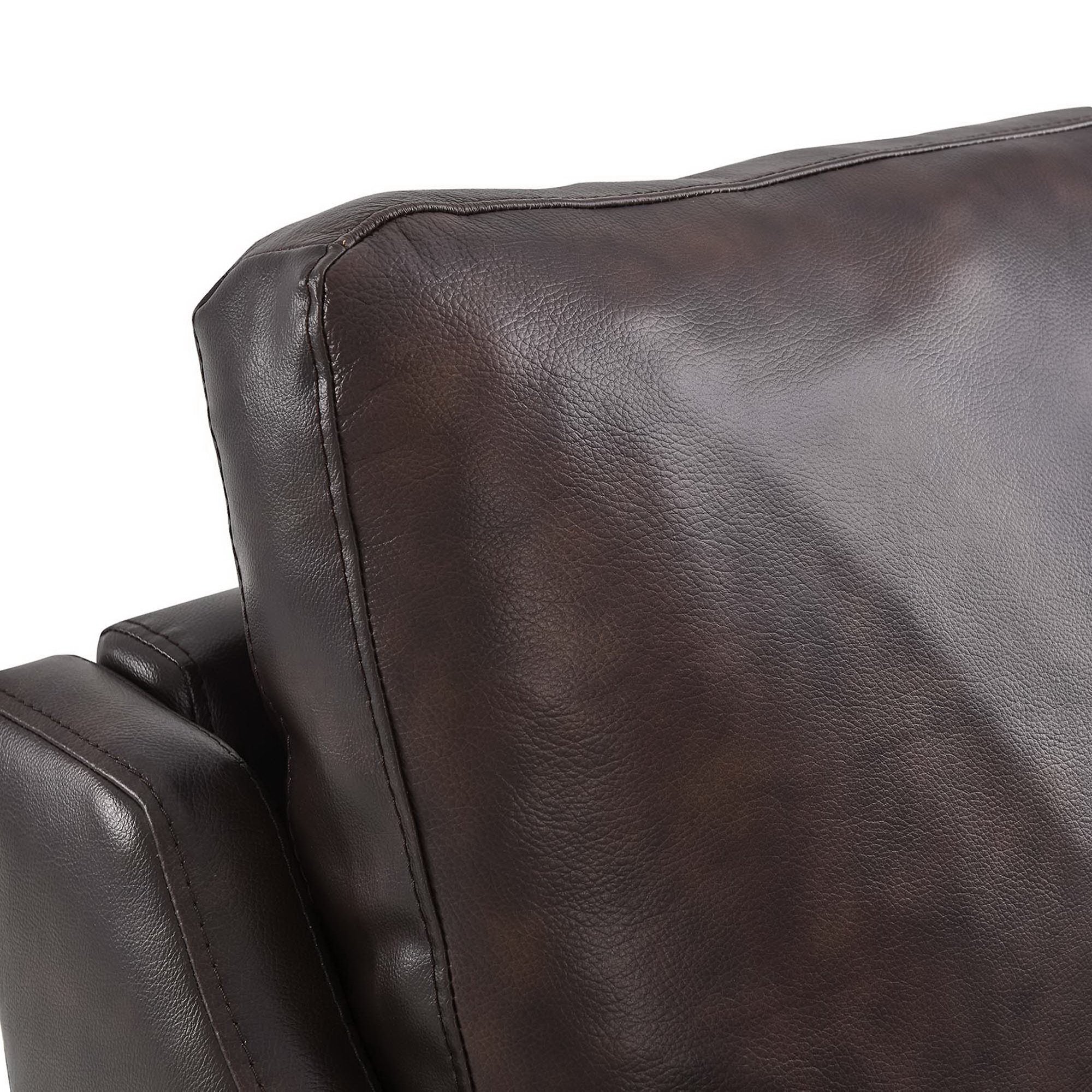 Corland Leather Armchair - Brown