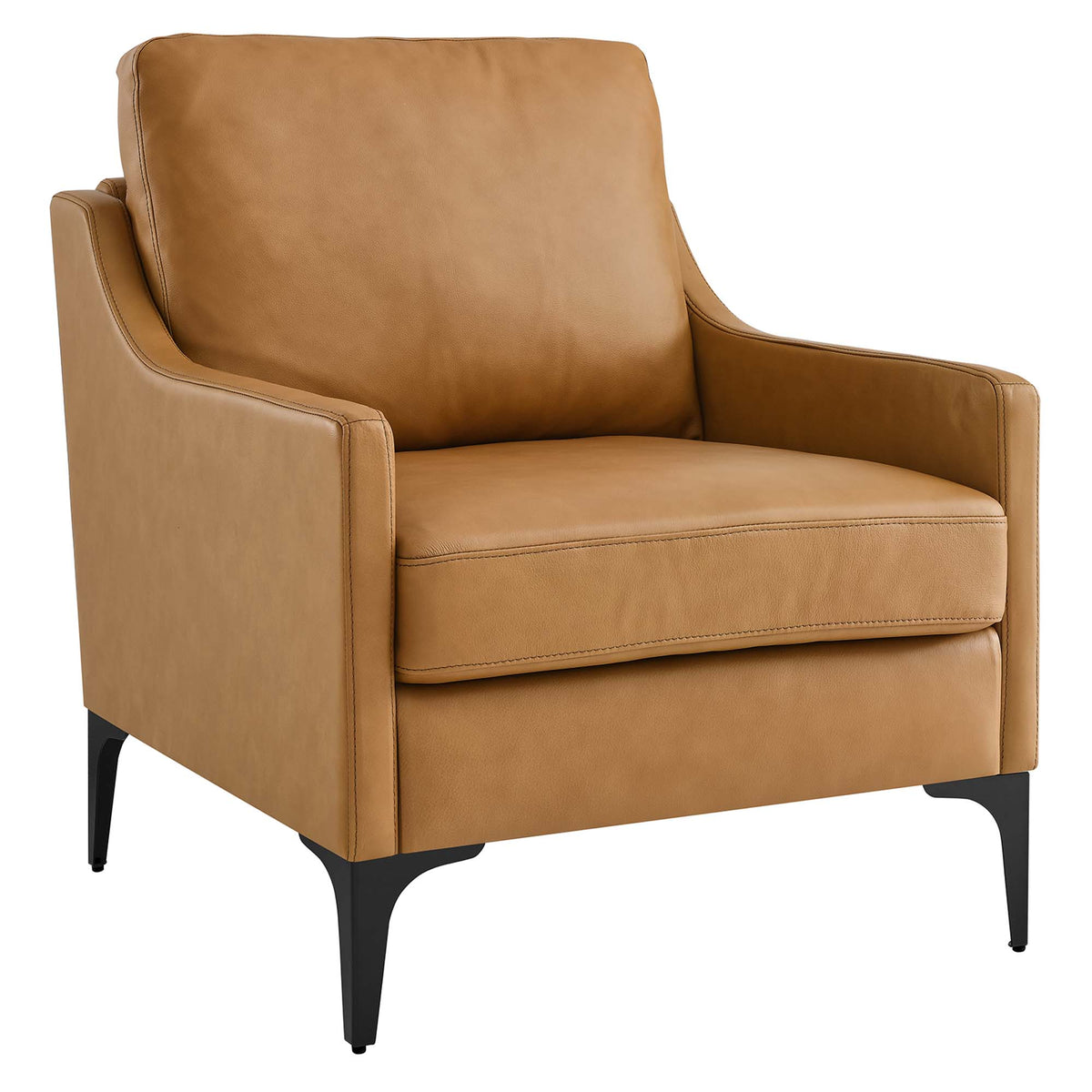 Corland Leather Armchair - Tan