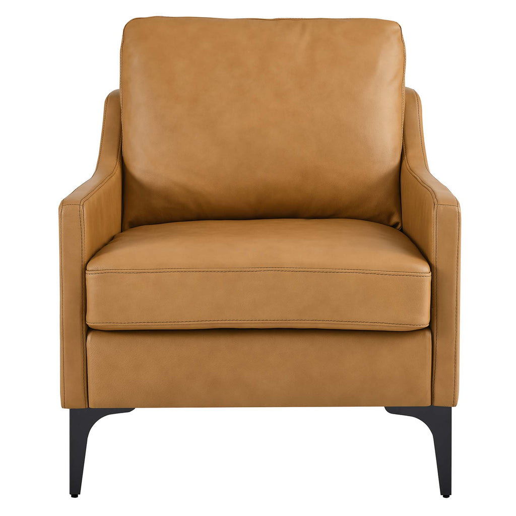 Corland Leather Armchair - Tan