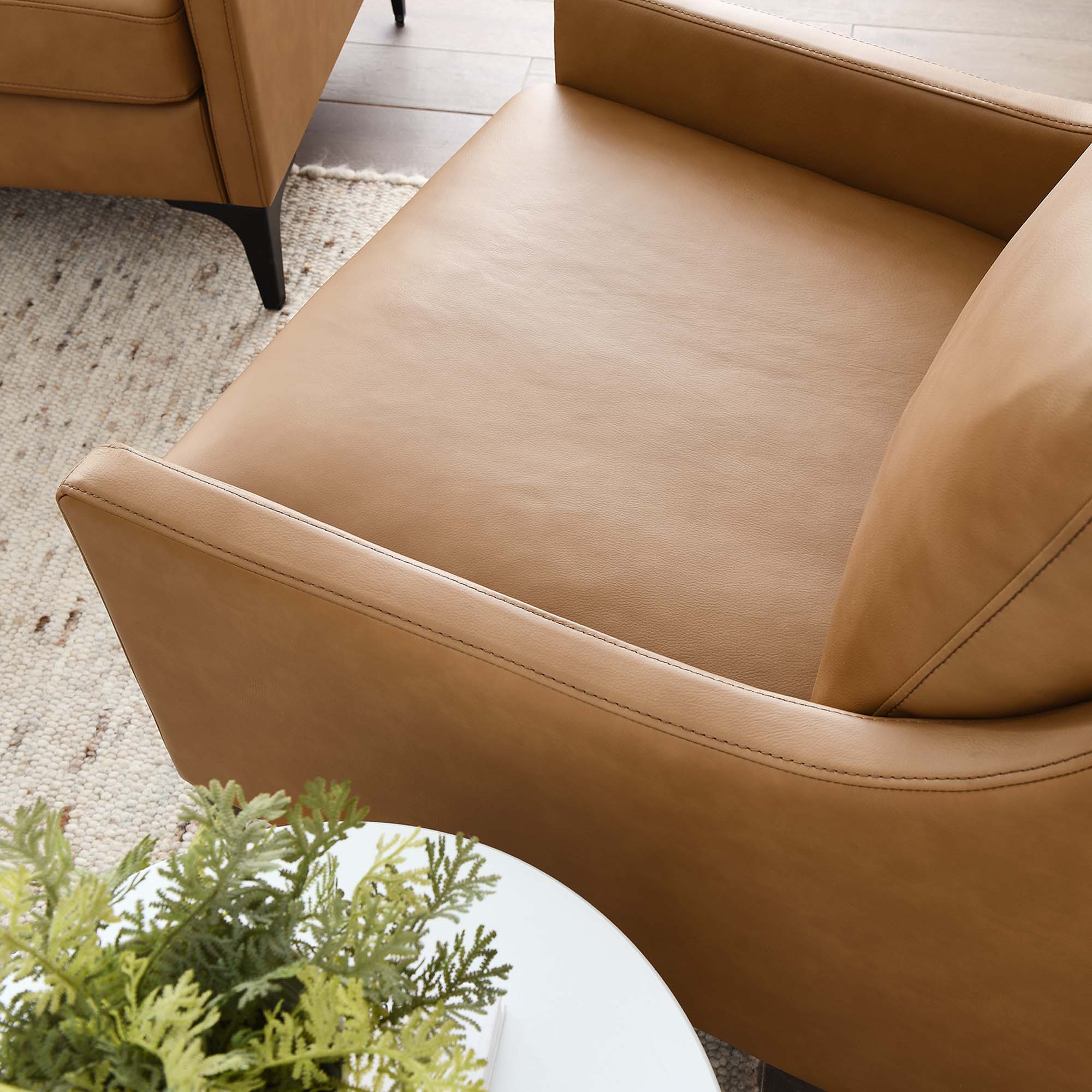 Corland Leather Armchair - Tan