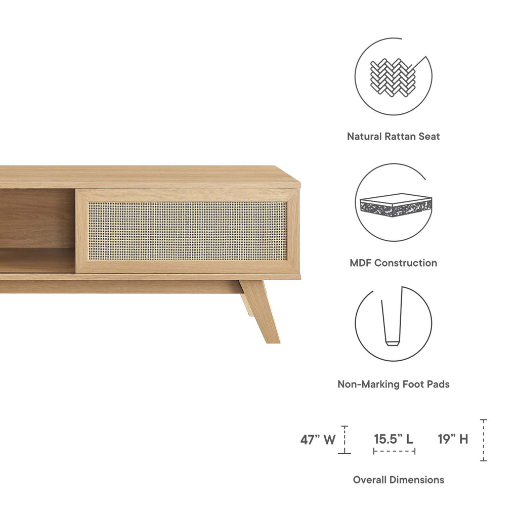 Soma 47" TV Stand - Oak