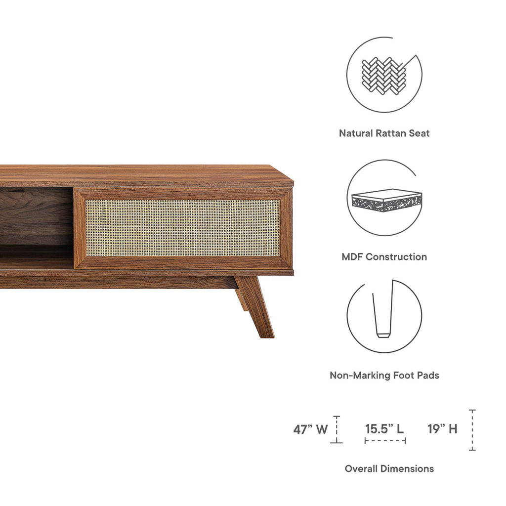 Soma 47" TV Stand - Walnut