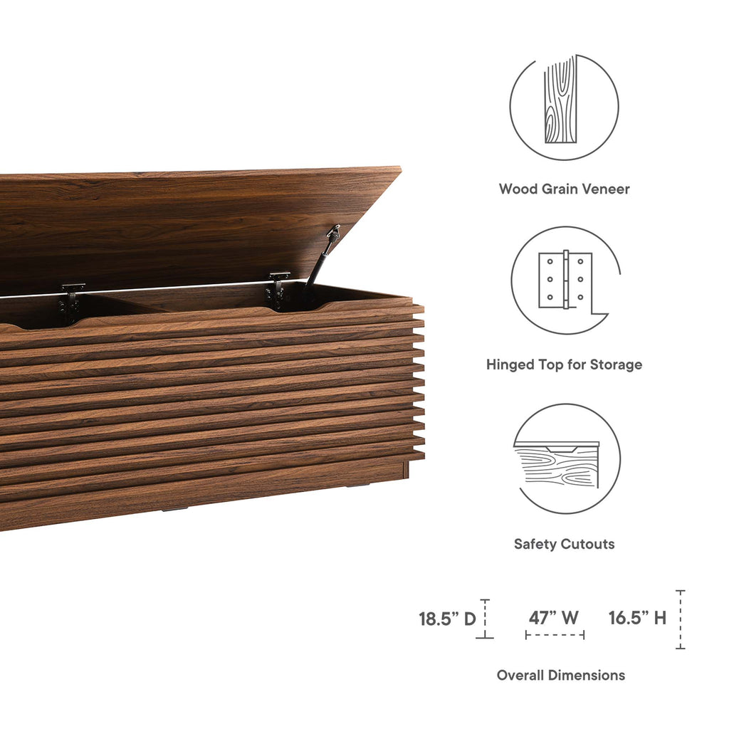 Render Storage Bench - Walnut