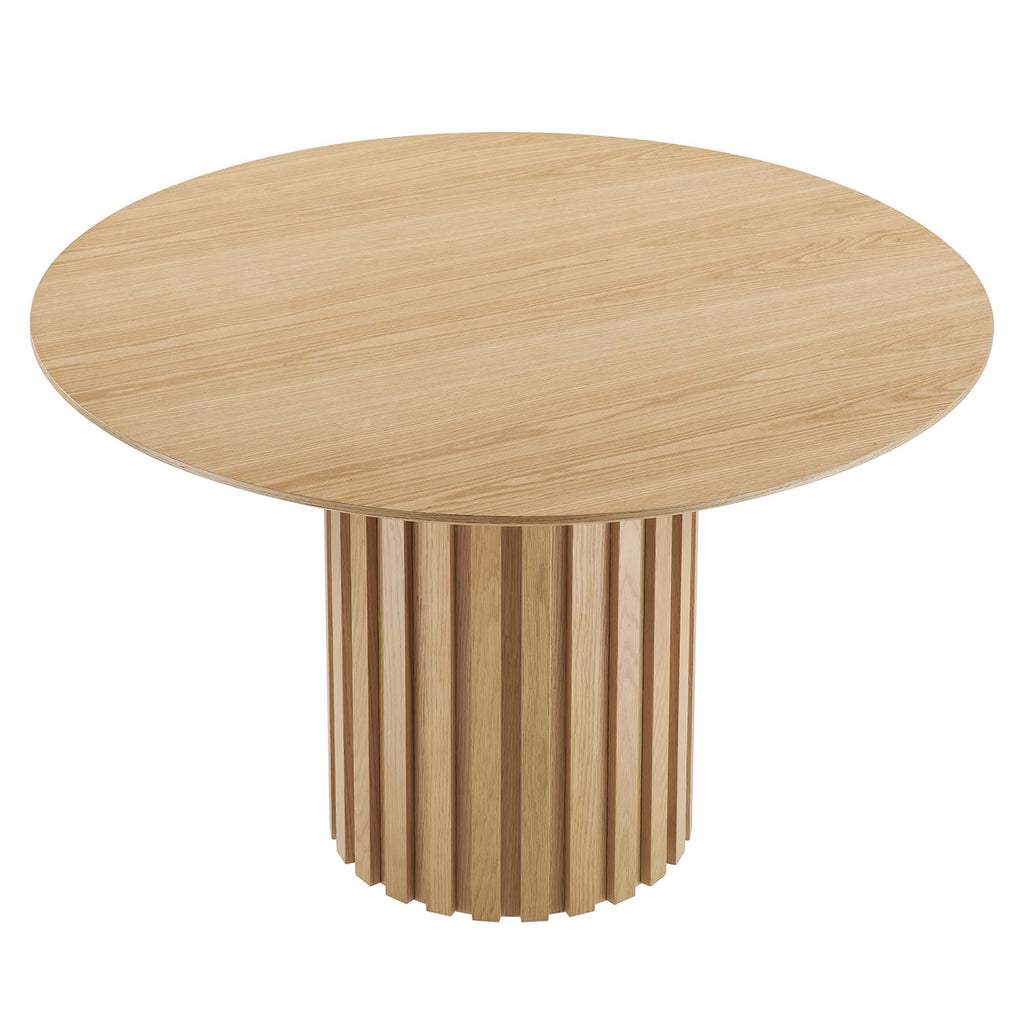 Senja 47" Round Dining Table - Oak