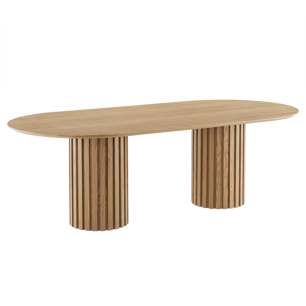 Senja 95" Oval Dining Table - Oak