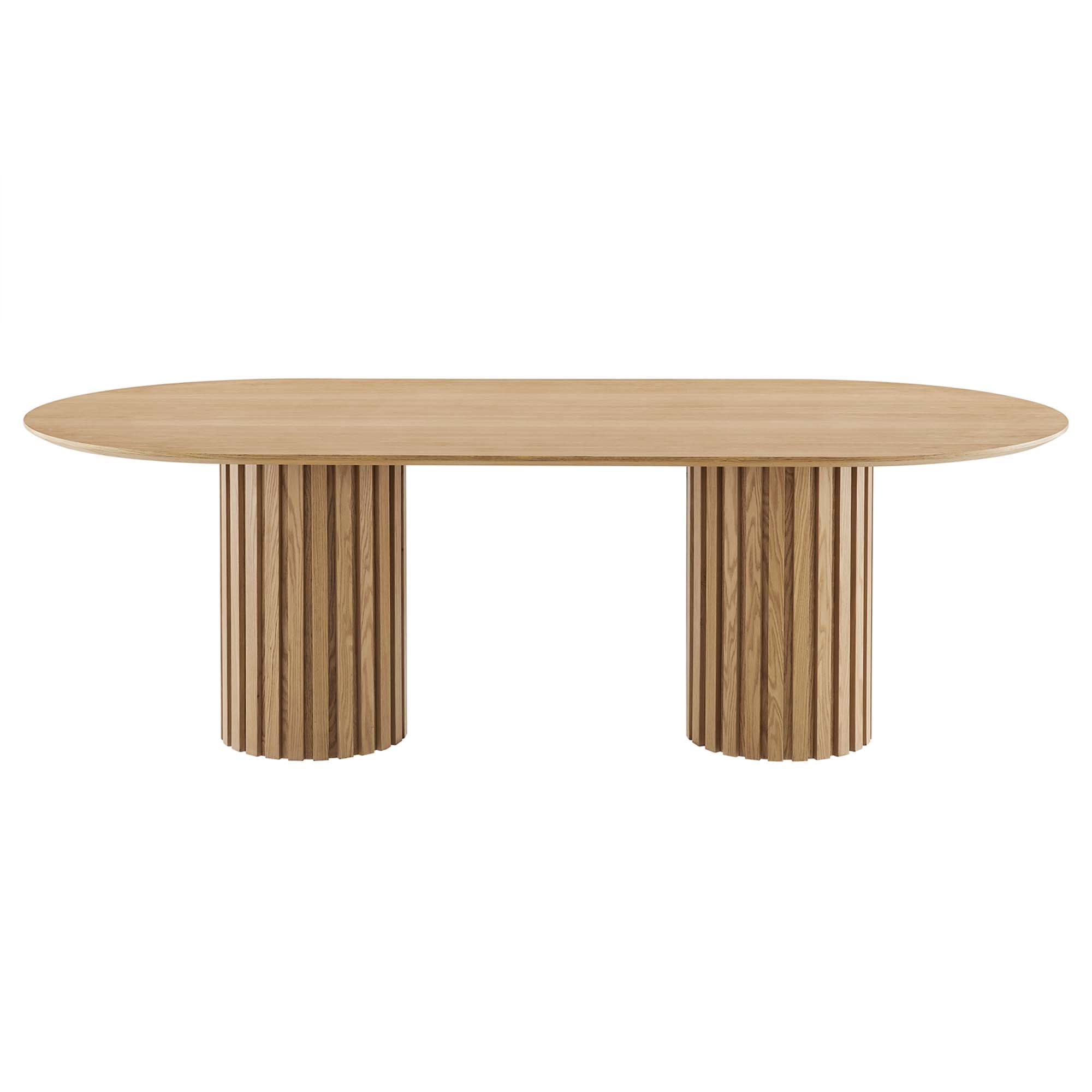 Senja 95" Oval Dining Table - Oak