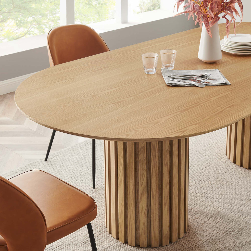 Senja 95" Oval Dining Table - Oak