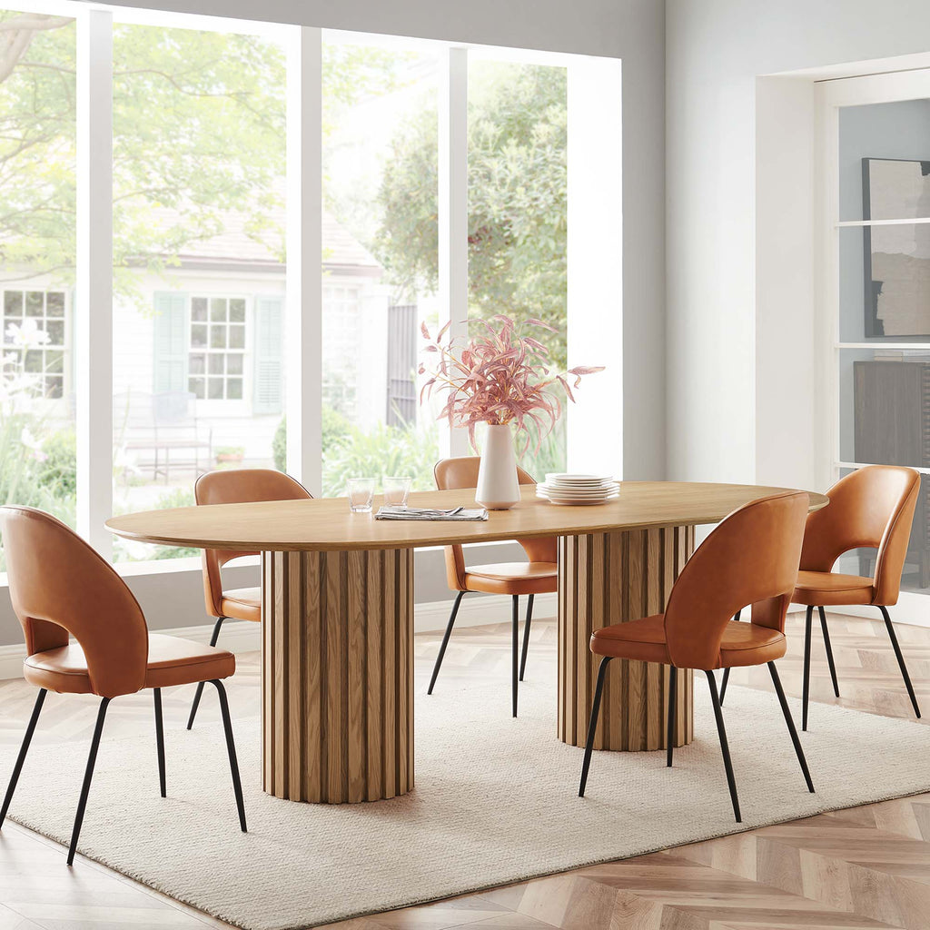 Senja 95" Oval Dining Table - Oak