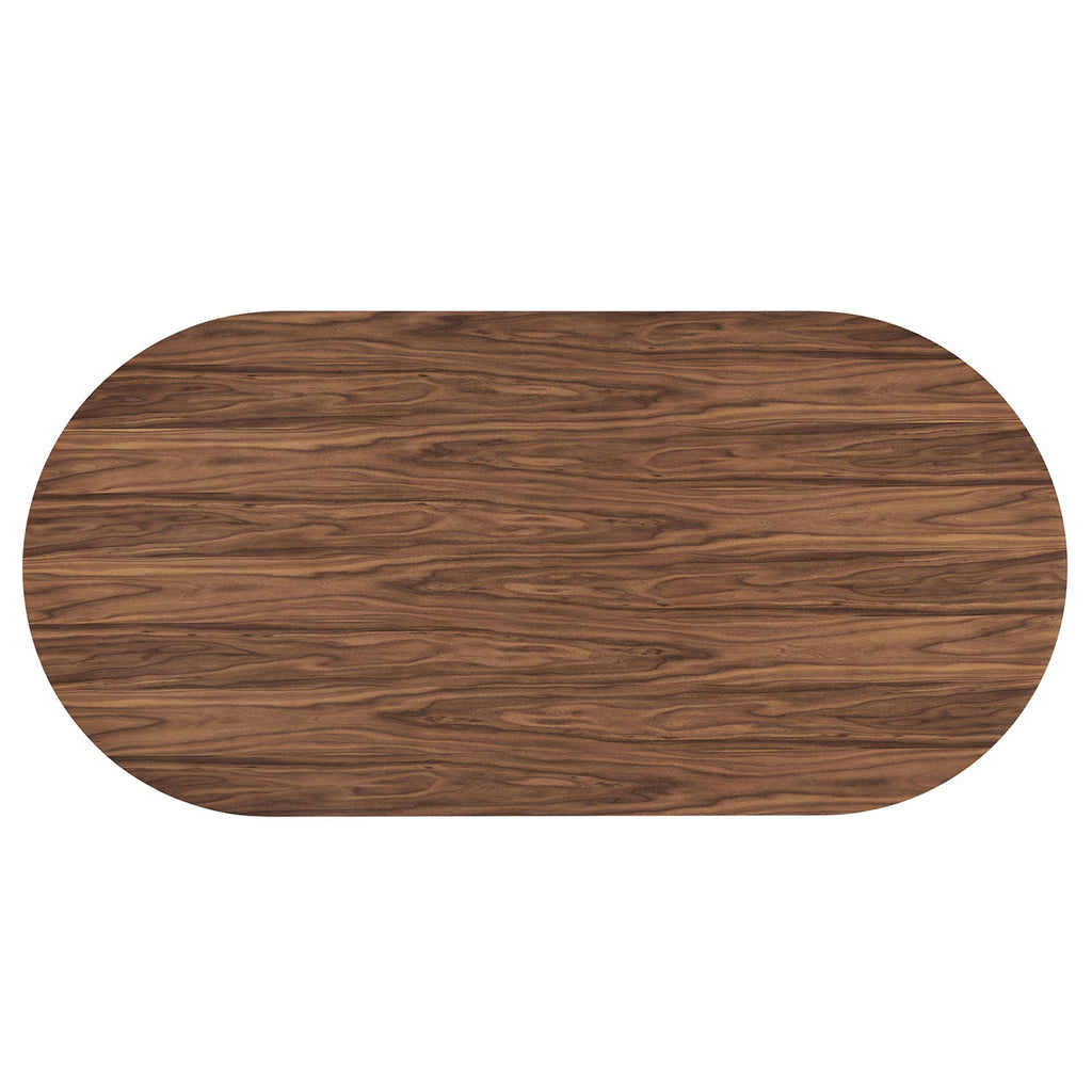 Senja 95" Oval Dining Table - Walnut