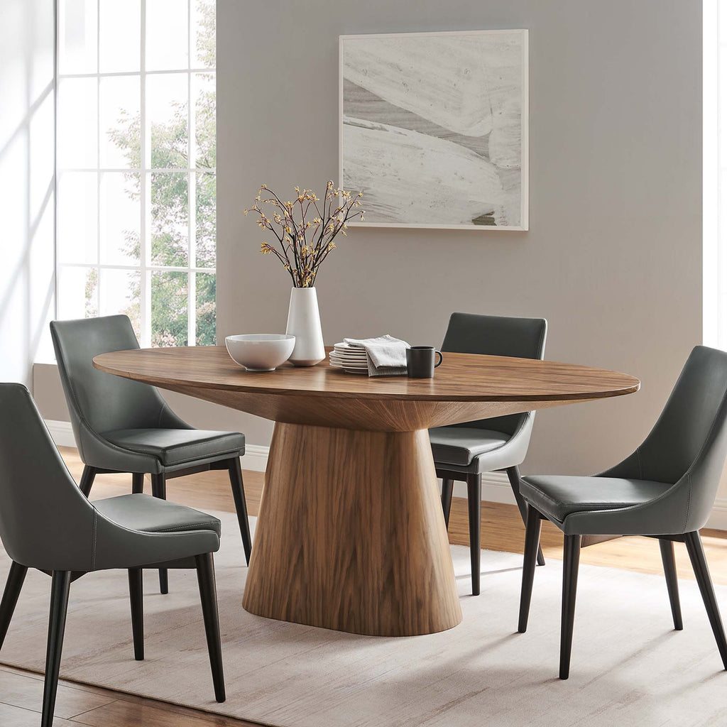 Provision 75" Oval Dining Table - Walnut