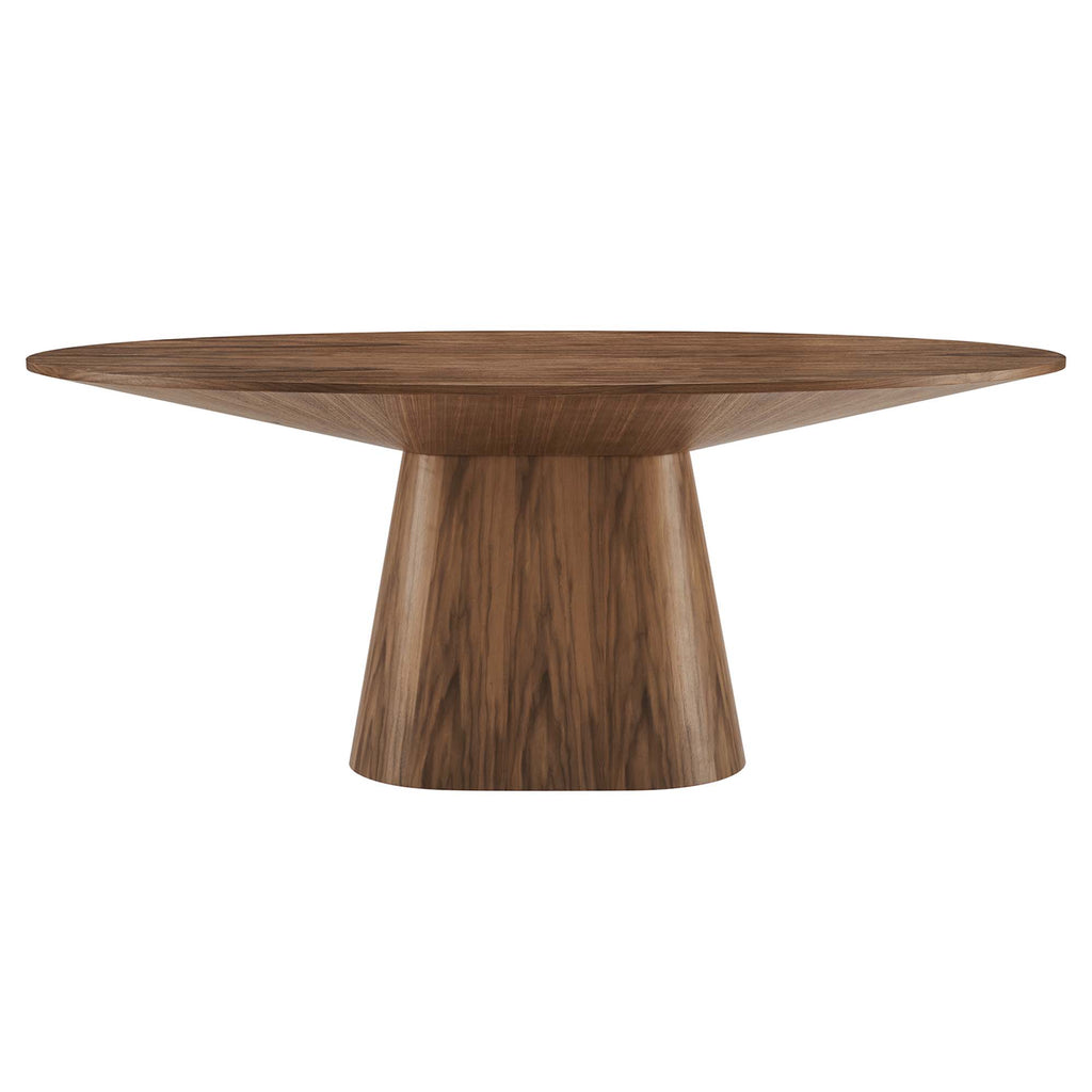 Provision 75" Oval Dining Table - Walnut
