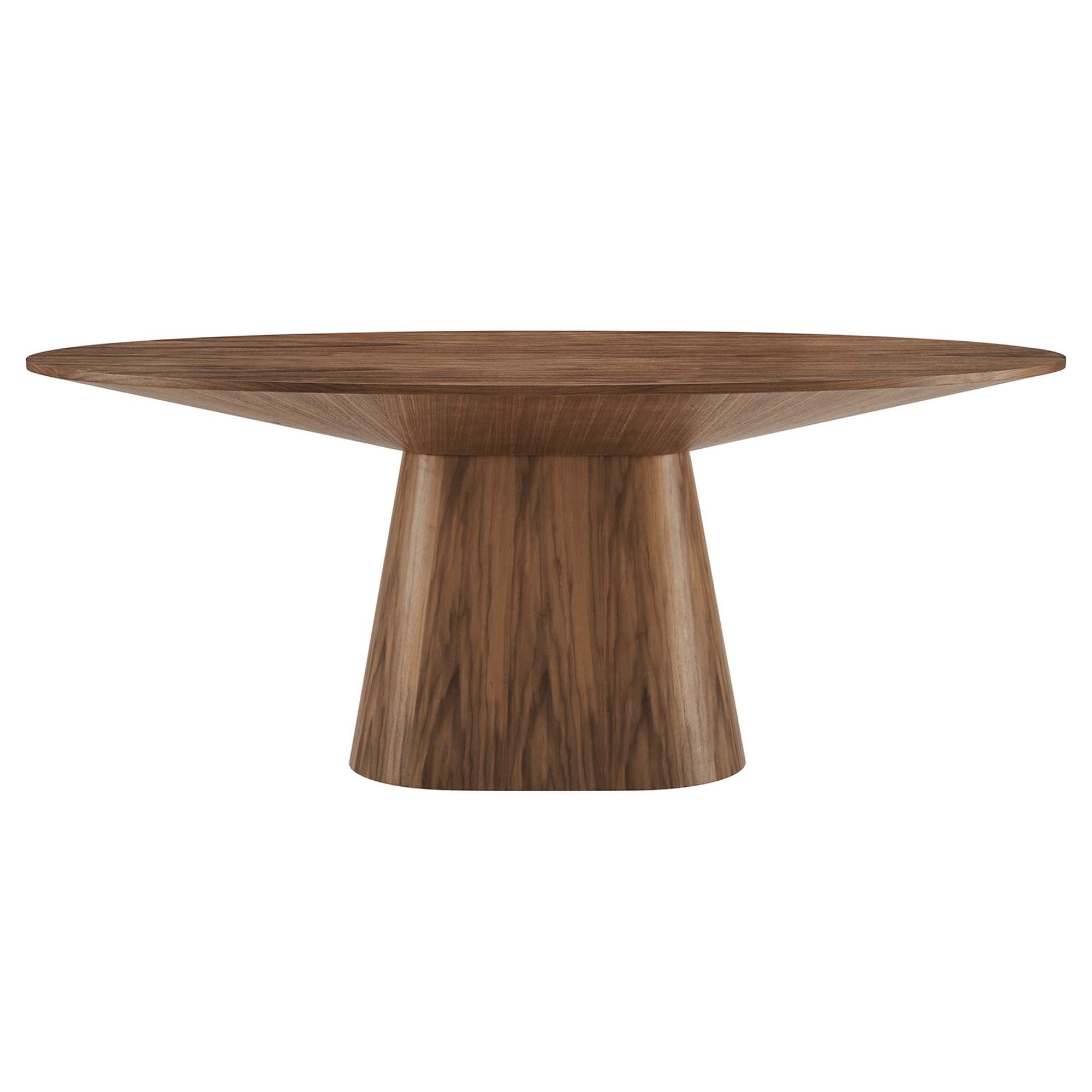 Provision 75" Oval Dining Table - Walnut