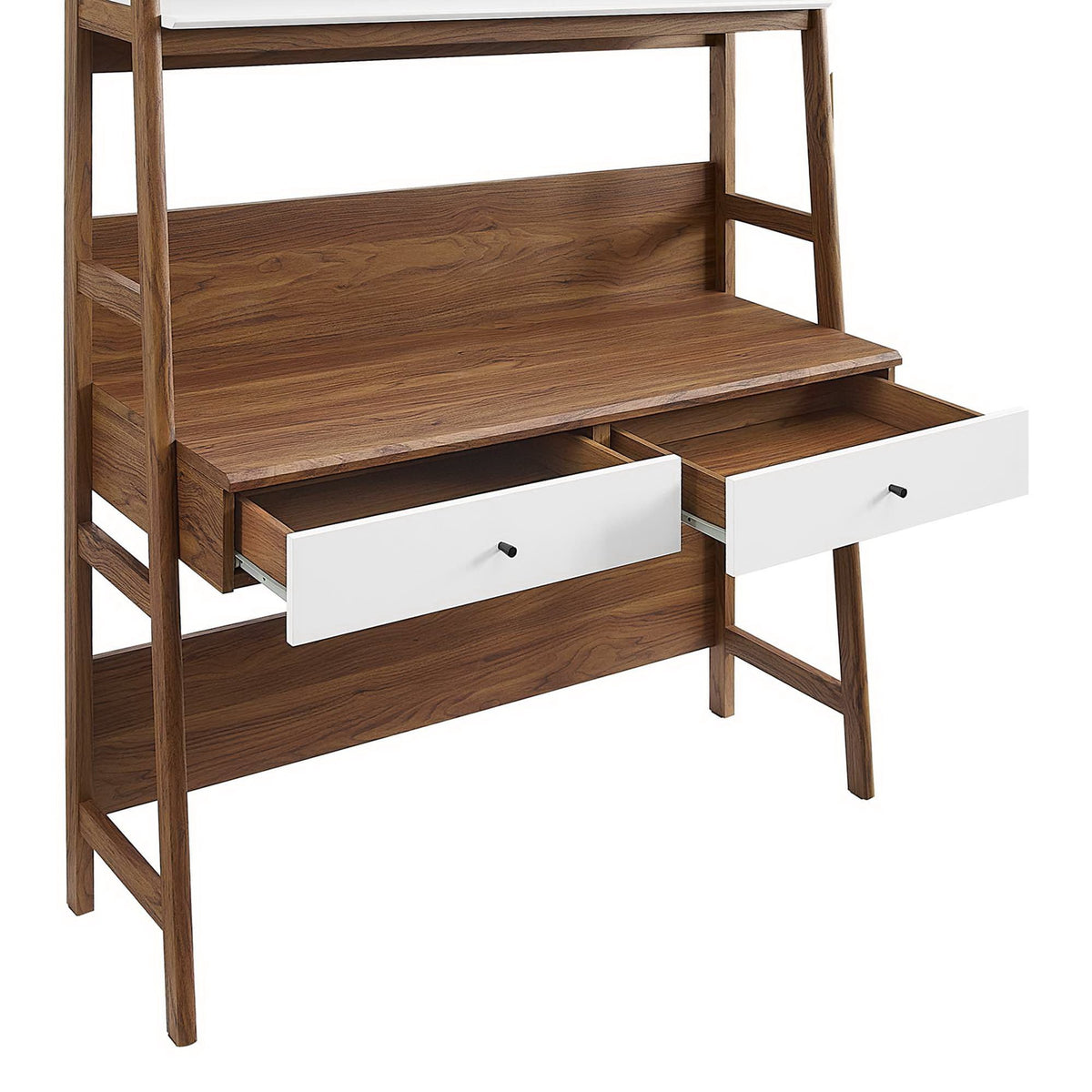 Bixby Office Desk - Walnut White