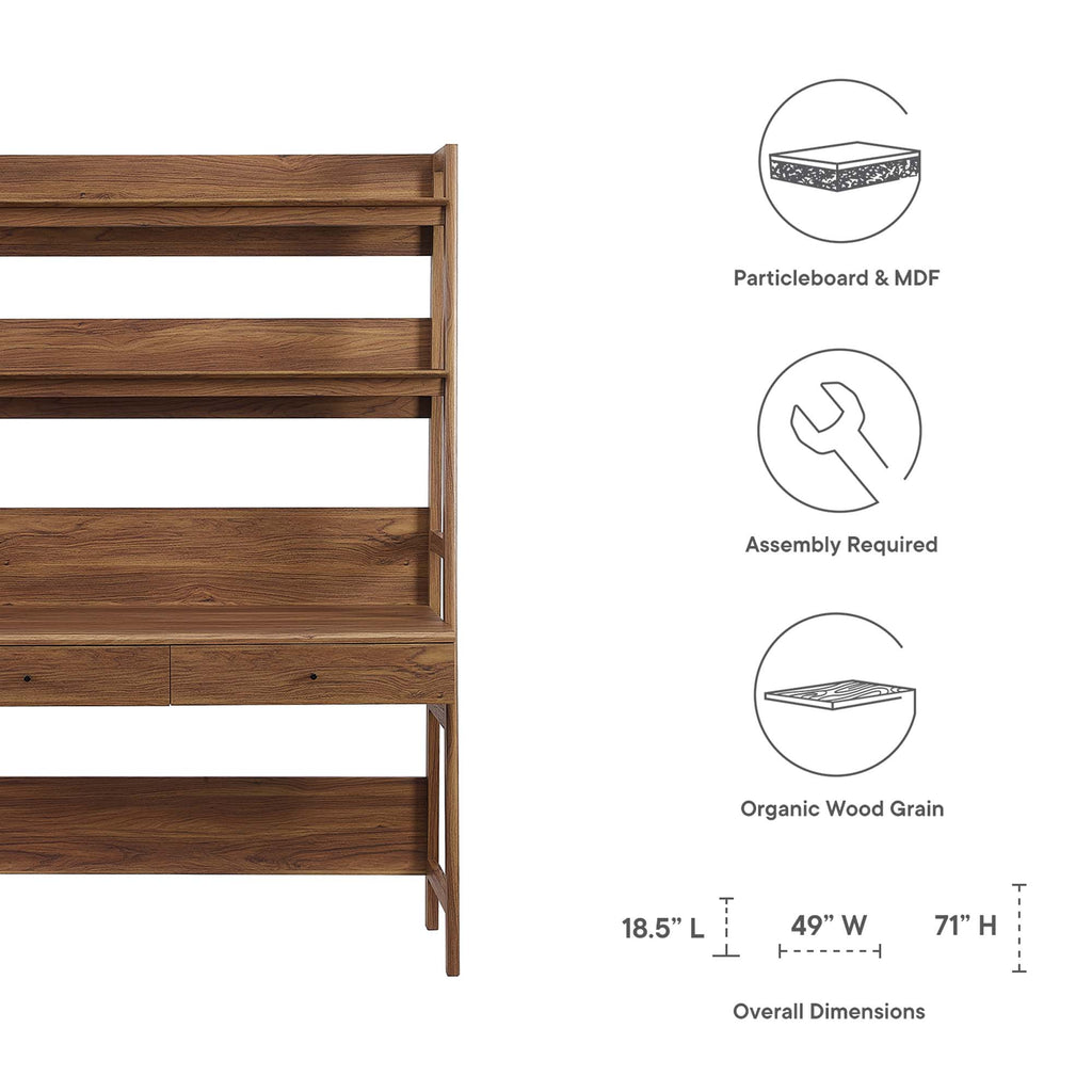 Bixby Office Desk - Walnut