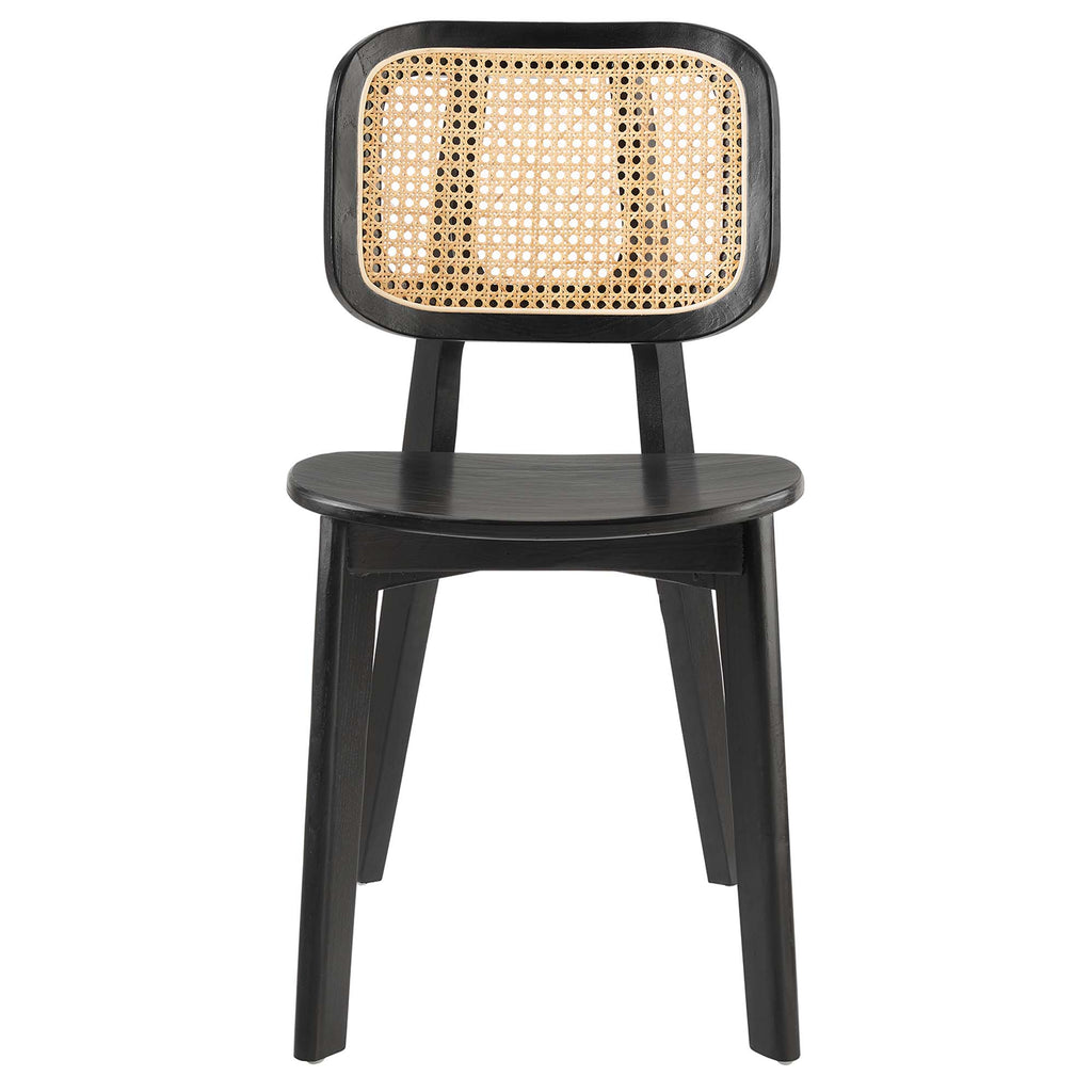 Habitat Wood Dining Side Chair Set of 2 - Black