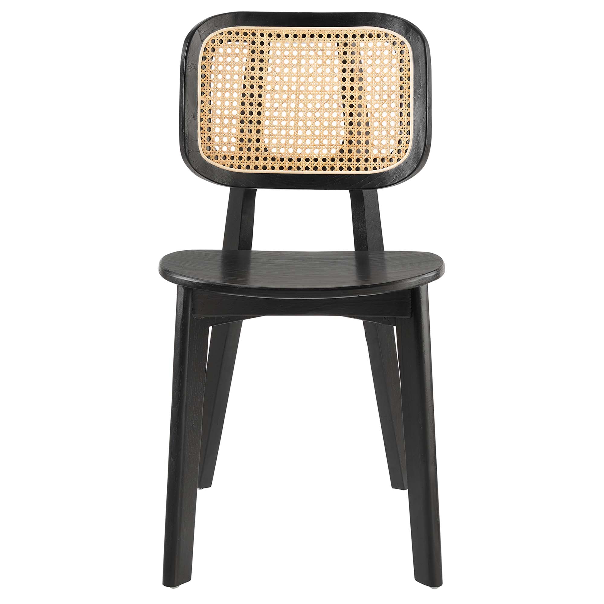 Habitat Wood Dining Side Chair Set of 2 - Black