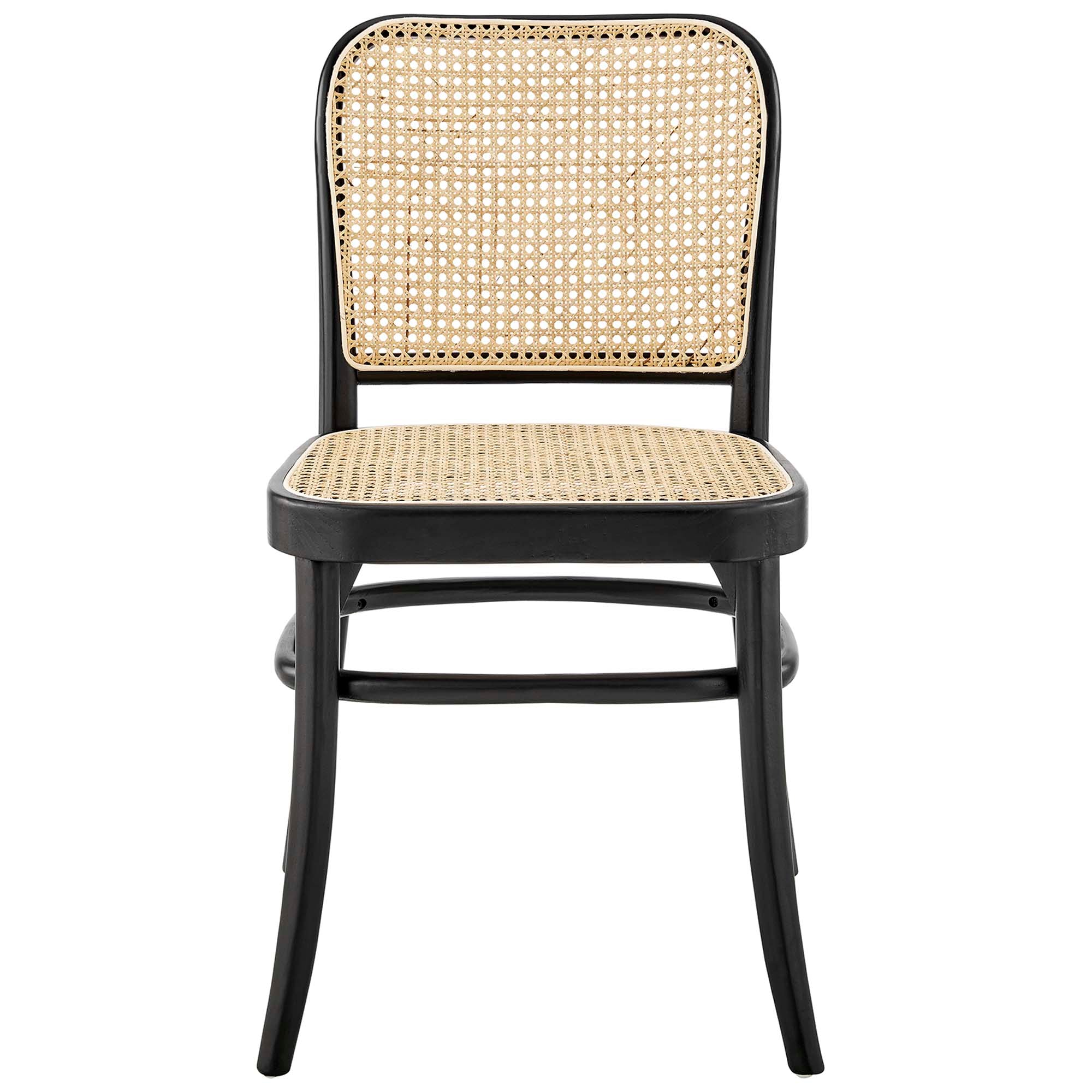 Winona Wood Dining Side Chair Set of 2 - Black
