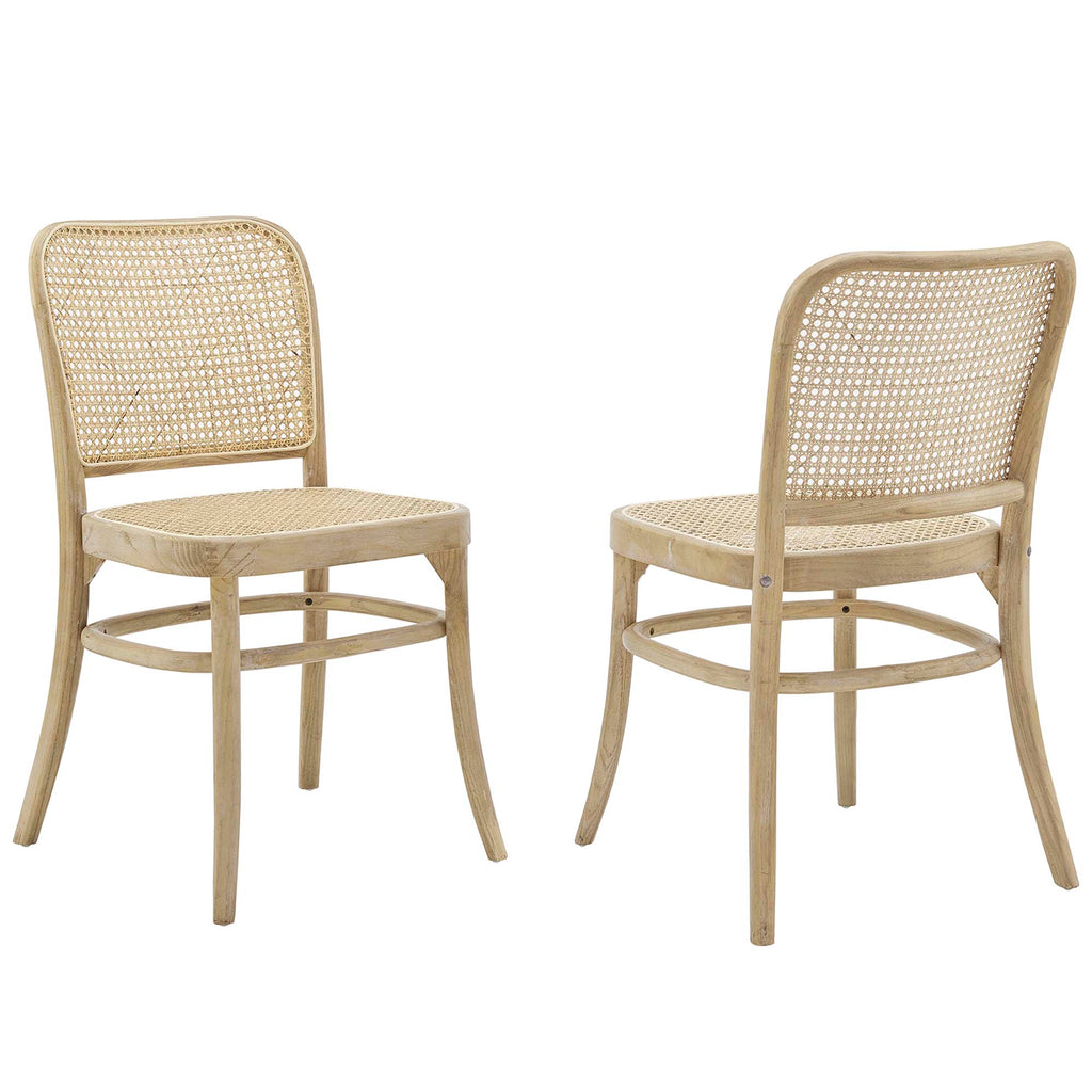 Winona Wood Dining Side Chair Set of 2 - Gray