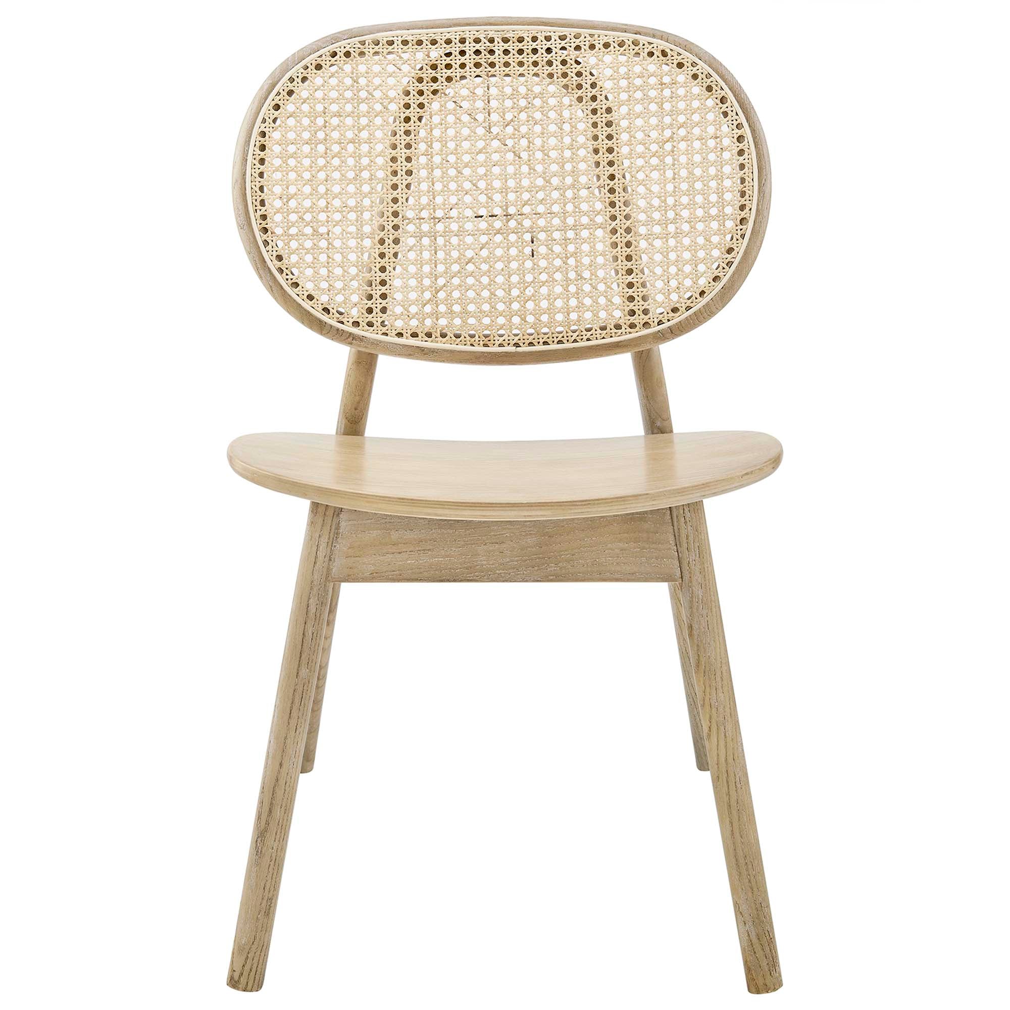 Malina Wood Dining Side Chair Set of 2 - Gray