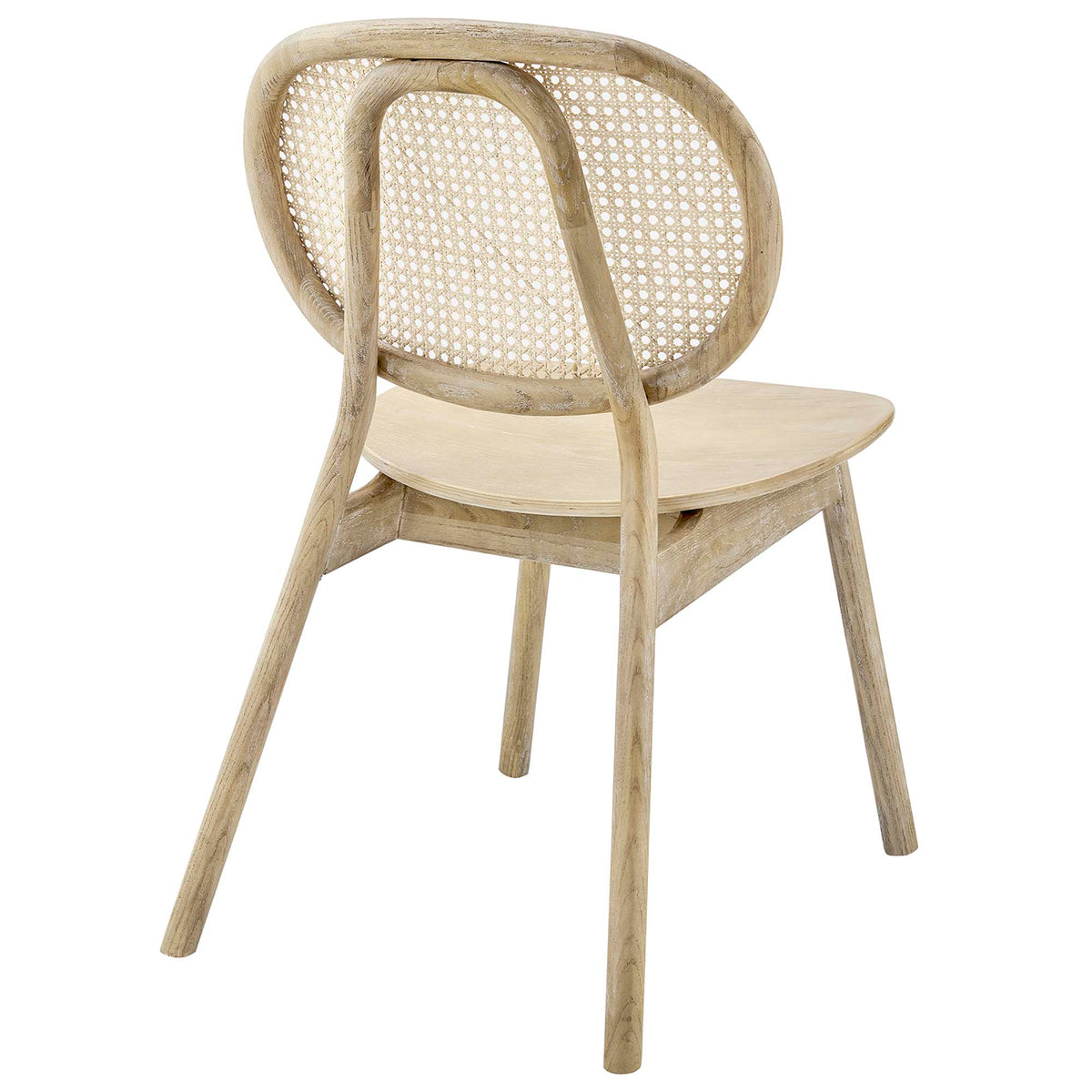 Malina Wood Dining Side Chair Set of 2 - Gray