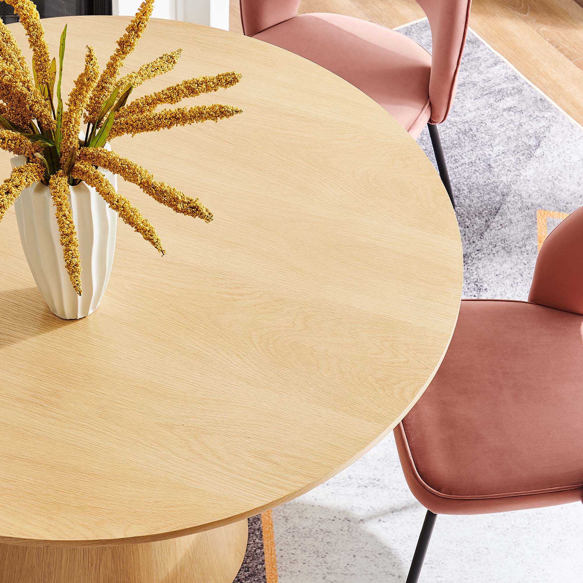 Provision 47" Round Dining Table - Oak