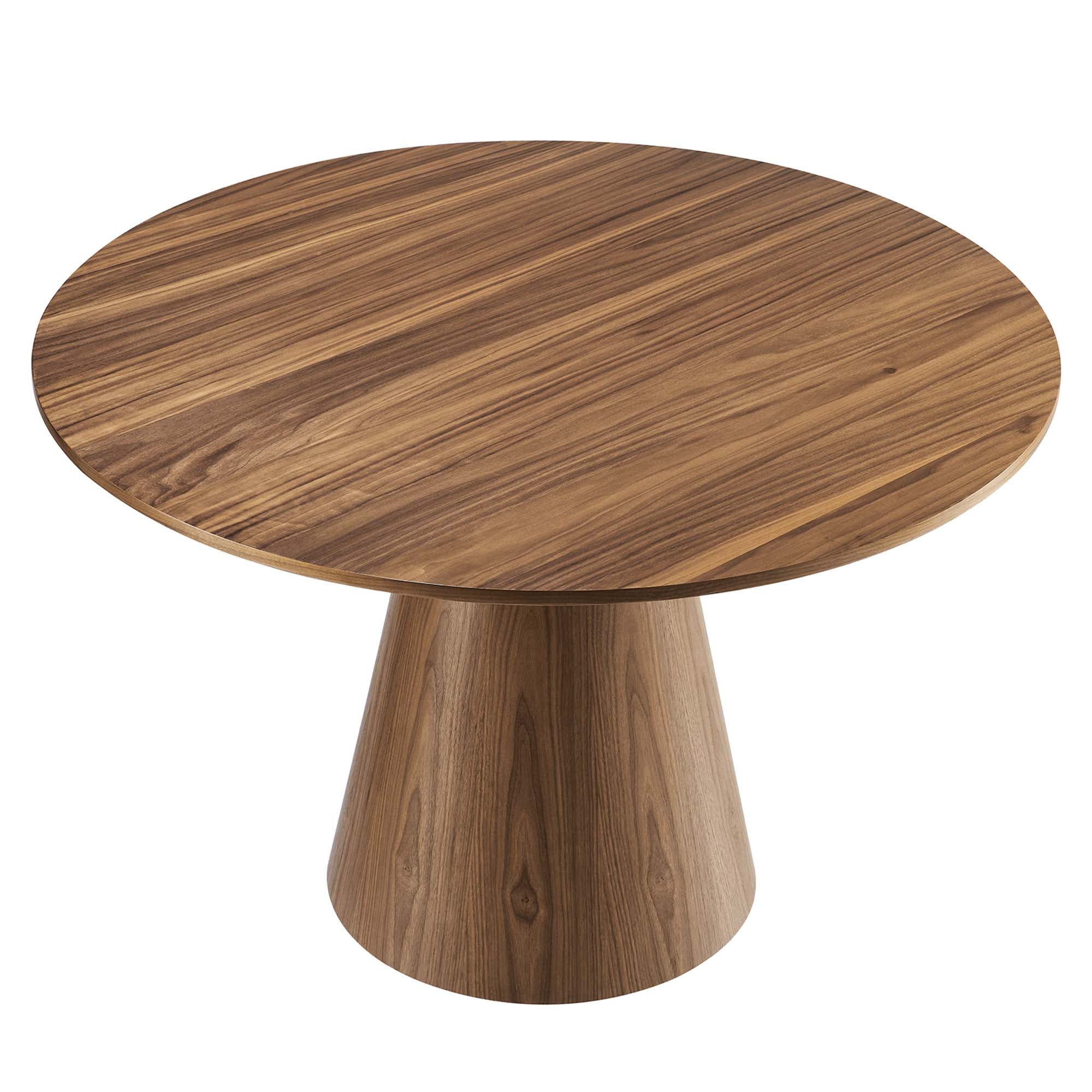 Provision 47" Round Dining Table - Walnut