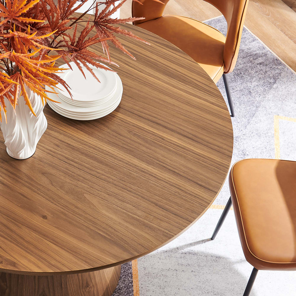 Provision 47" Round Dining Table - Walnut