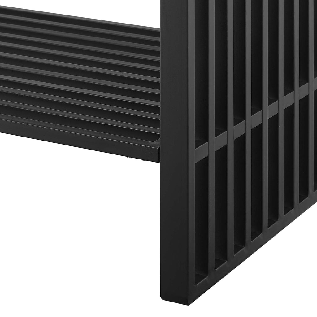 Gridiron 48" Bathroom Vanity - White Black