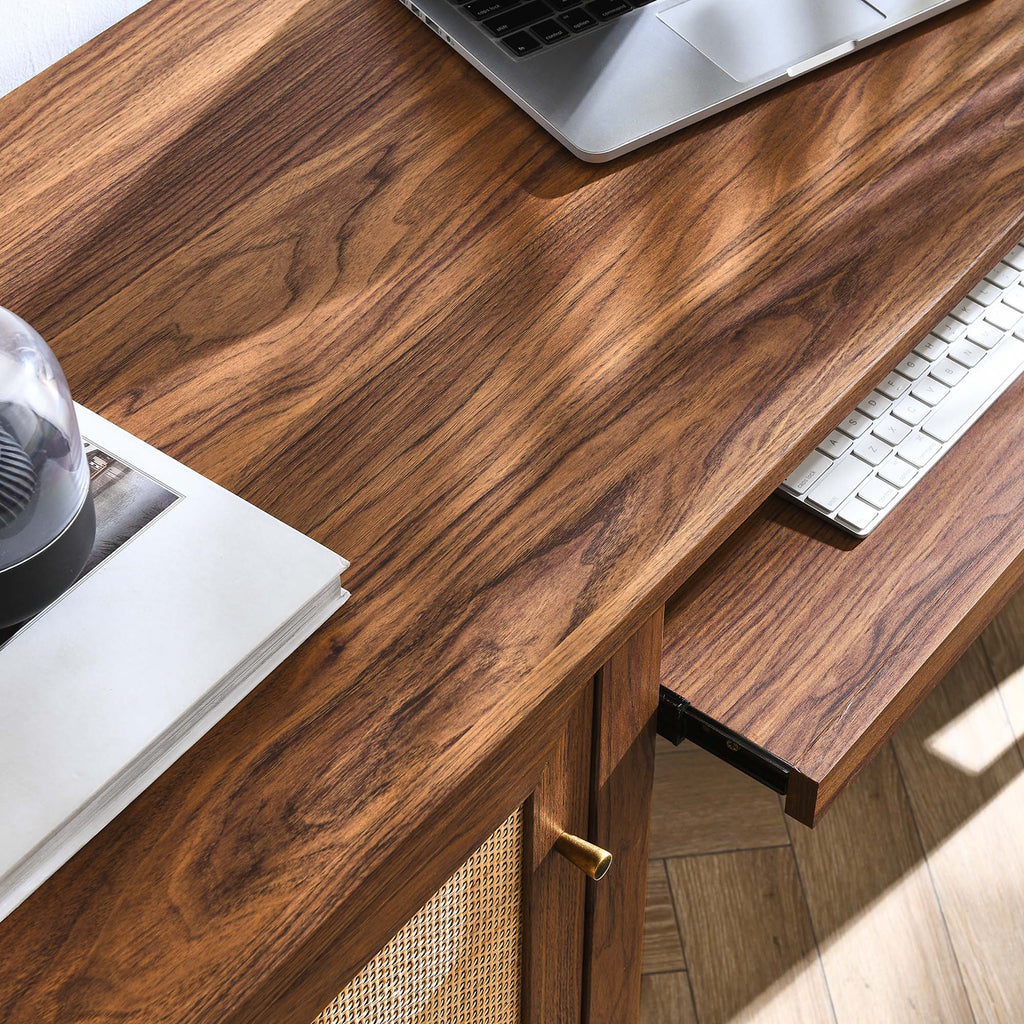 Soma 47" Office Desk - Walnut