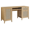Soma 63" Office Desk - Oak