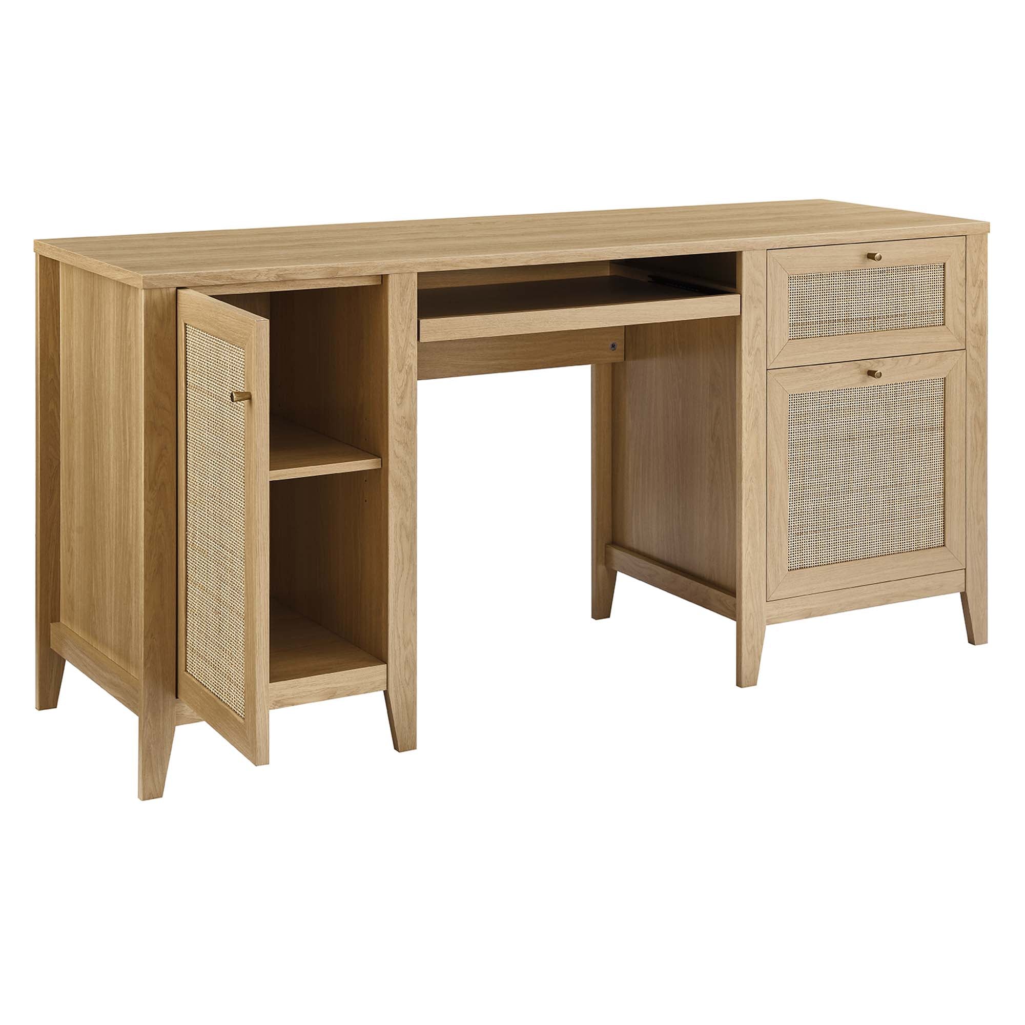 Soma 63" Office Desk - Oak