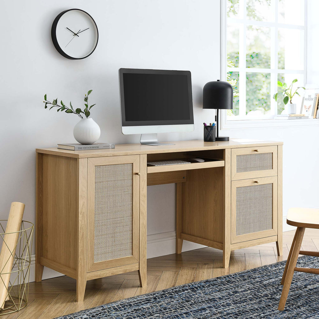 Soma 63" Office Desk - Oak