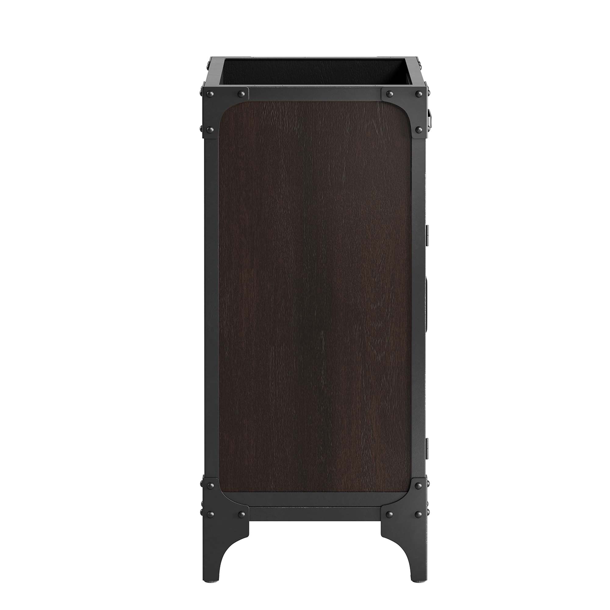 Steamforge 18" Bathroom Vanity - White black