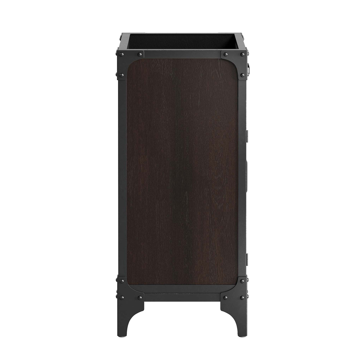 Steamforge 18" Bathroom Vanity - Black Black