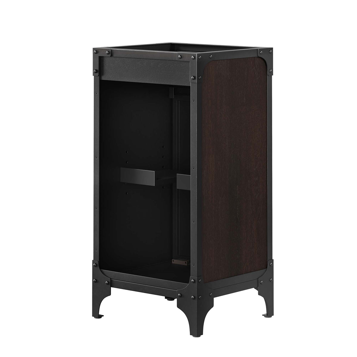 Steamforge 18" Bathroom Vanity - White black