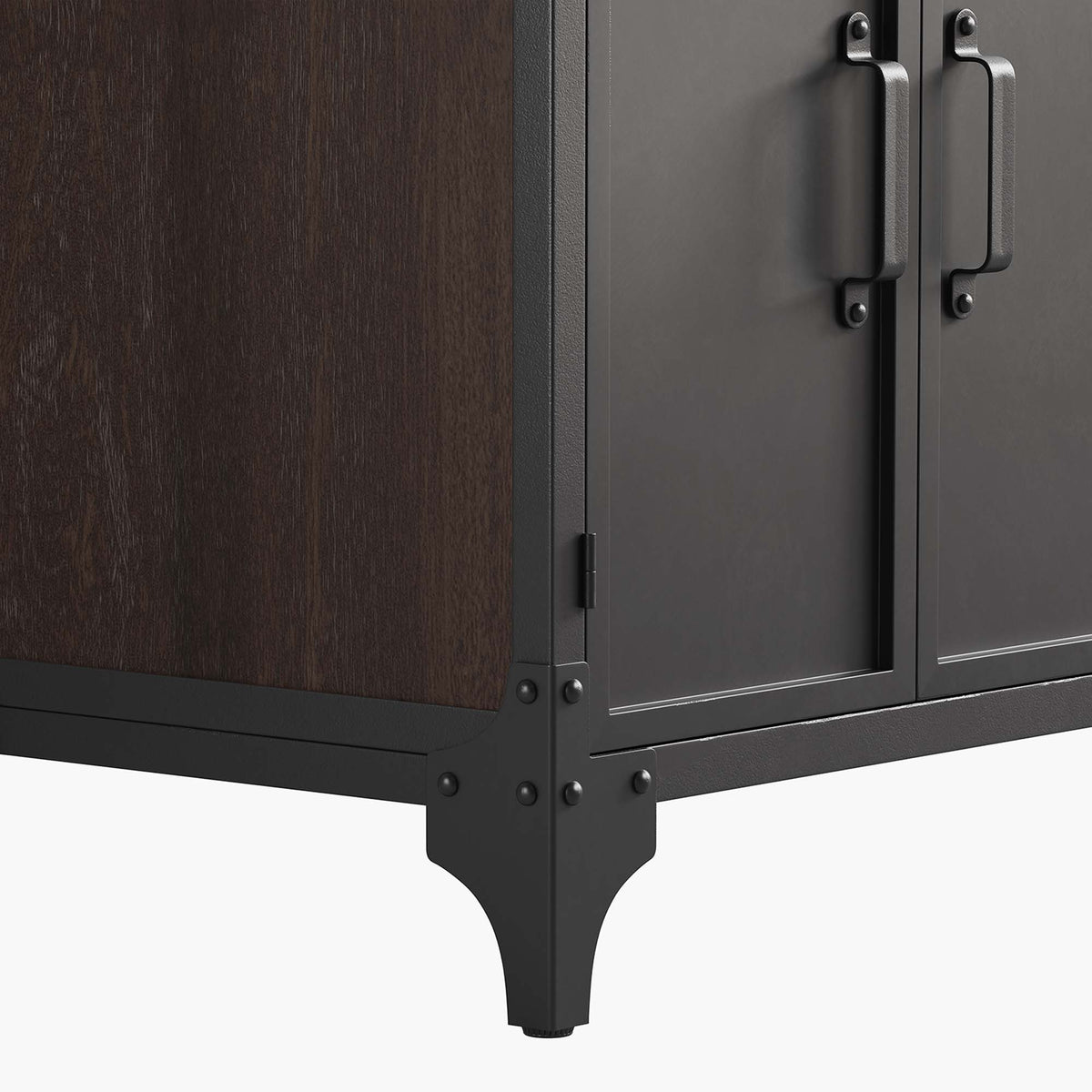 Steamforge 24" Bathroom Vanity Cabinet (Sink Basin Not Included) - Black Walnut