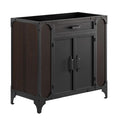 Steamforge 36" Bathroom Vanity Cabinet (Sink Basin Not Included) - Black Walnut