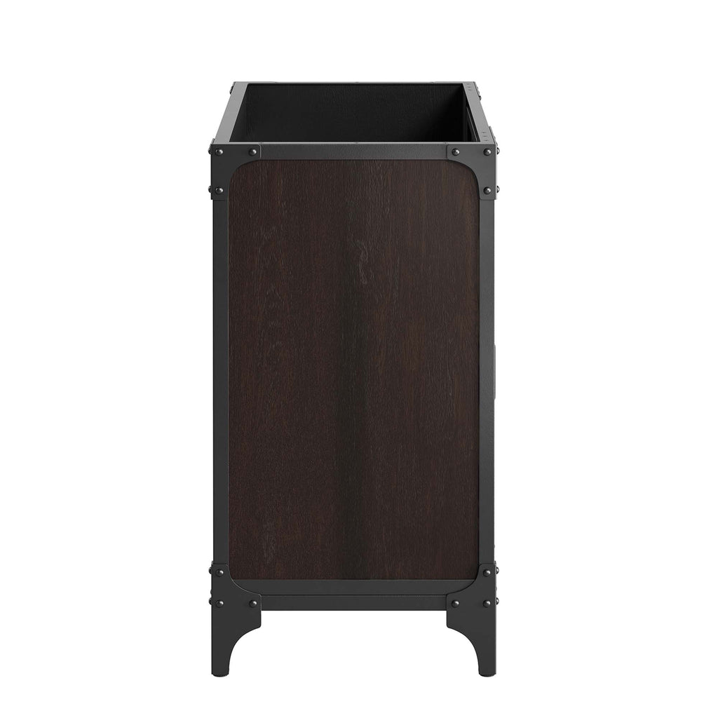 Steamforge 36" Bathroom Vanity Cabinet (Sink Basin Not Included) - Black Walnut
