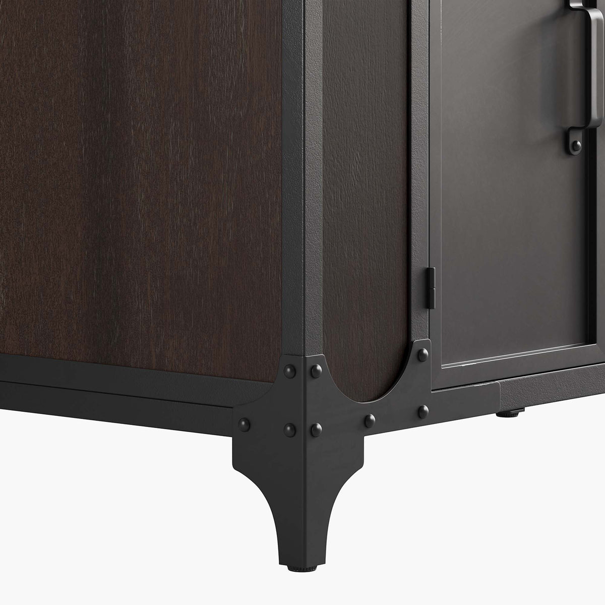 Steamforge 36" Bathroom Vanity Cabinet (Sink Basin Not Included) - Black Walnut