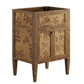 Elysian 24" Wood Bathroom Vanity Cabinet (Sink Basin Not Included) - Brown