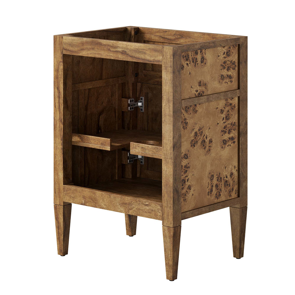 Elysian 24" Wood Bathroom Vanity Cabinet (Sink Basin Not Included) - Brown