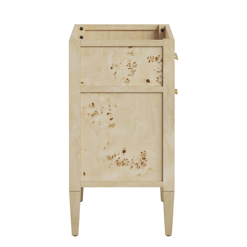 Elysian 24" Wood Bathroom Vanity Cabinet (Sink Basin Not Included) - Burgundy