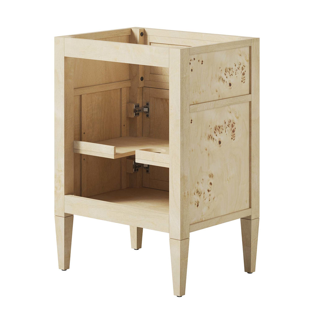Elysian 24" Wood Bathroom Vanity Cabinet (Sink Basin Not Included) - Burgundy