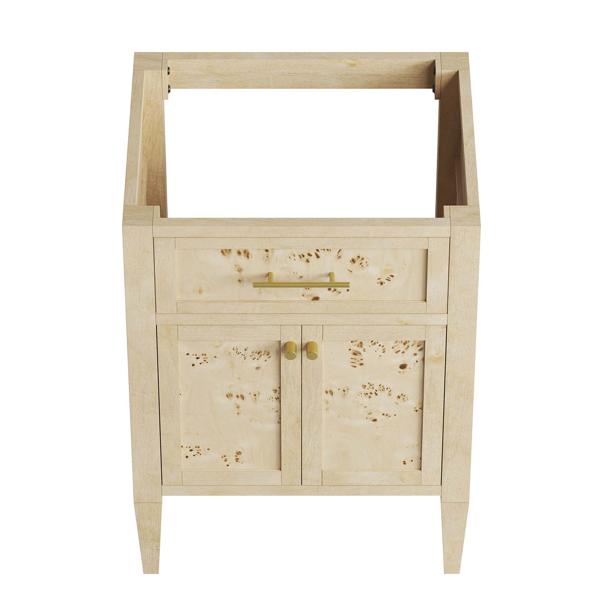 Elysian 24" Wood Bathroom Vanity Cabinet (Sink Basin Not Included) - Burgundy