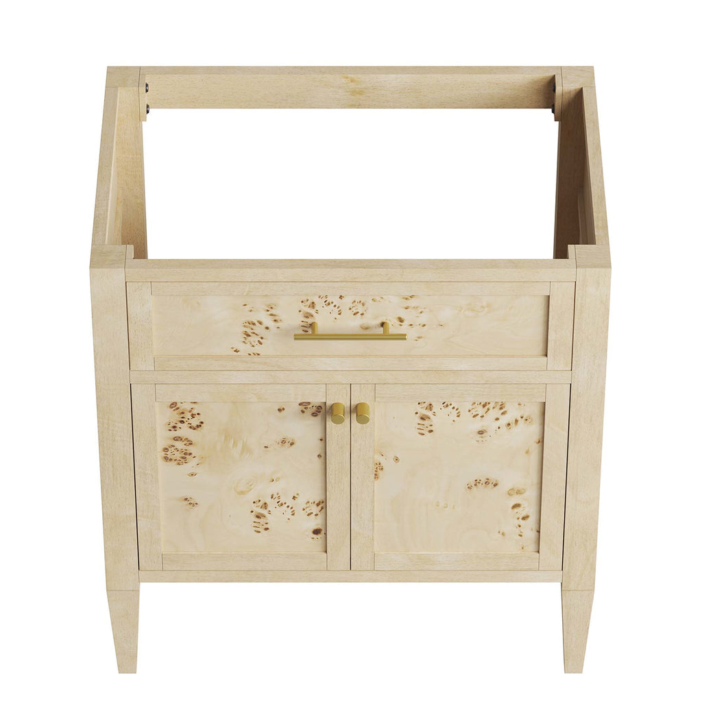 Elysian 30" Bathroom Vanity Cabinet (Sink Basin Not Included) - Burgundy
